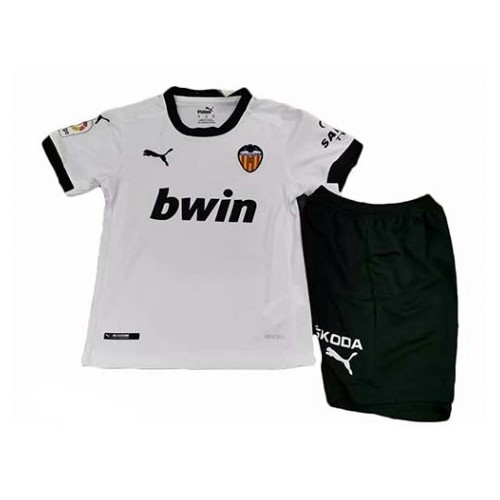 Camiseta Valencia Primera Equipación Niños 2020-2021 Blanco